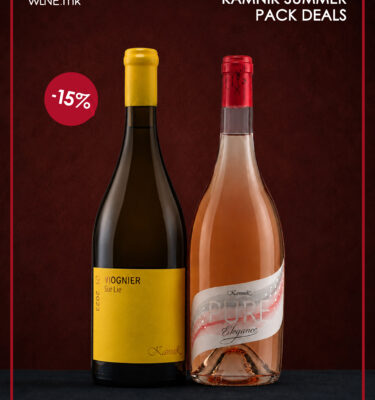 KAMNIK WINERY SUMMER PACK VIOGNIER 2023, 0.75L+ PURE ELEGANCE 2023, 0.75L
